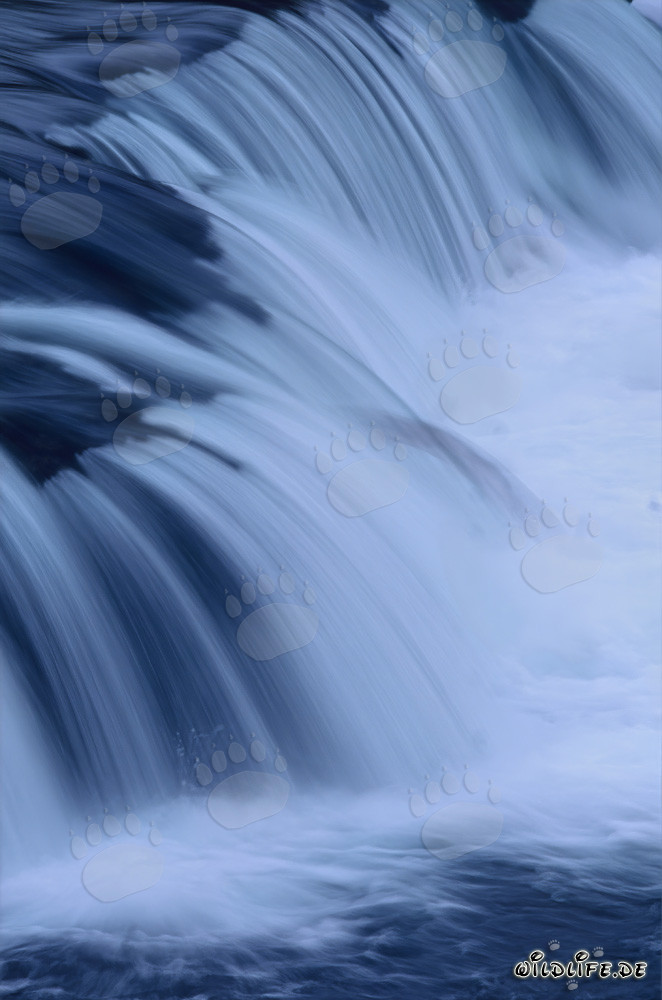 Malerischer Wasserfall am Brooks River