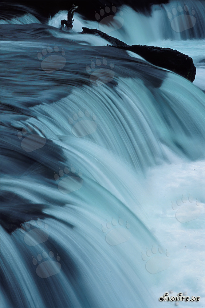 Pittorico cascata del fiume Brooks in Alaska