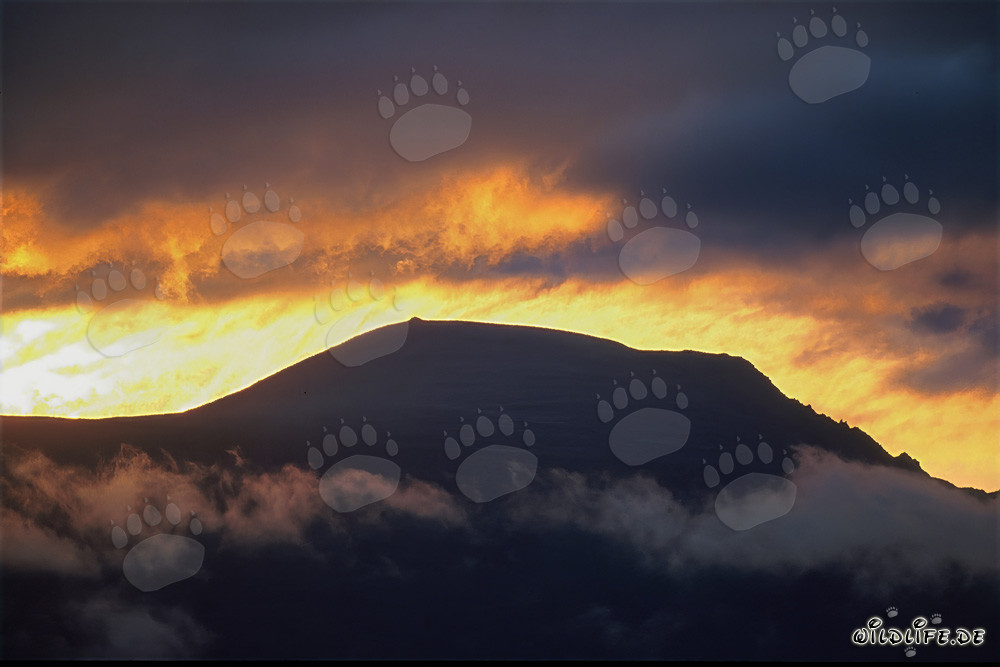Dramatic Sky at Sunset at Naknek Lake