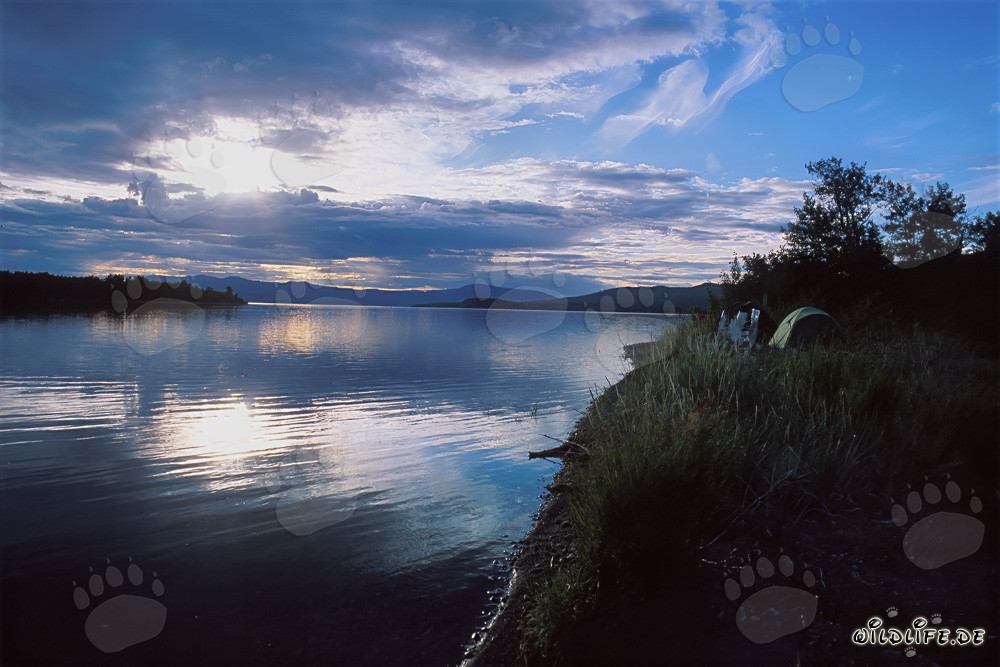 Crepuscolo al lago Coville
