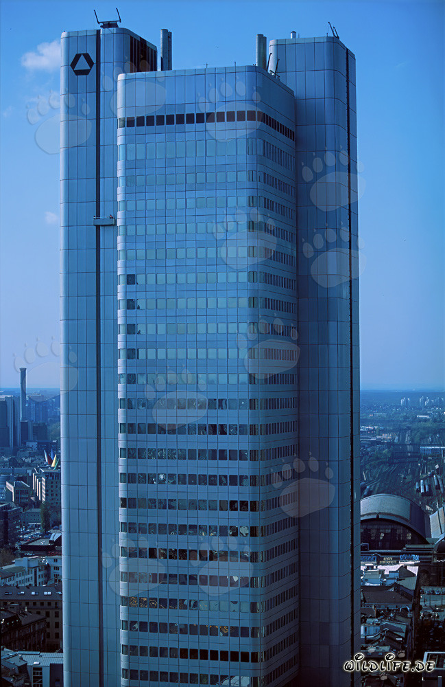 Impressive Dresdner Bank Tower in Frankfurt am Main