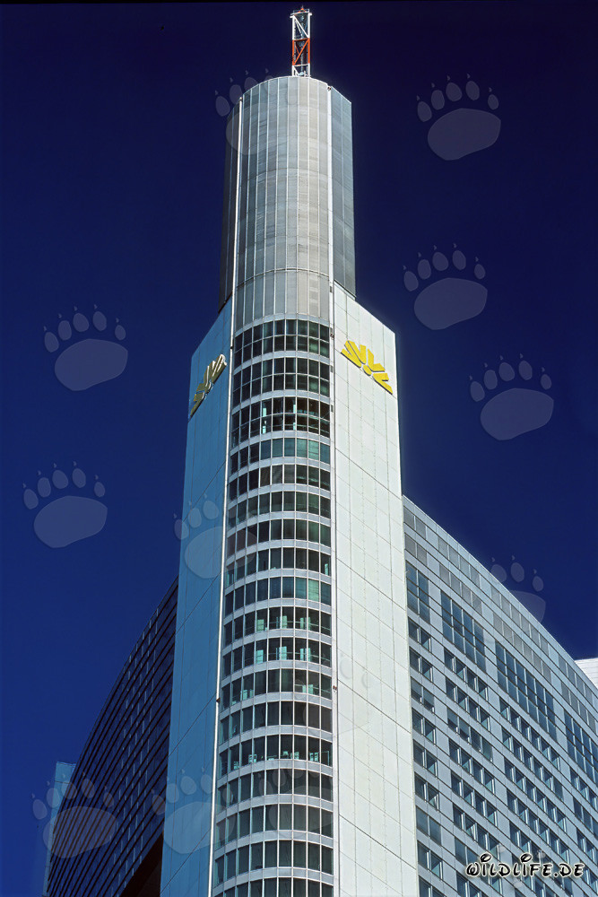 Impressionante grattacielo della Commerzbank a Francoforte