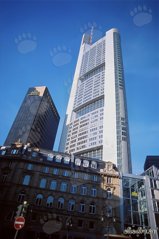 Rascacielos de Commerzbank en Frankfurt, una obra maestra arquitectónica