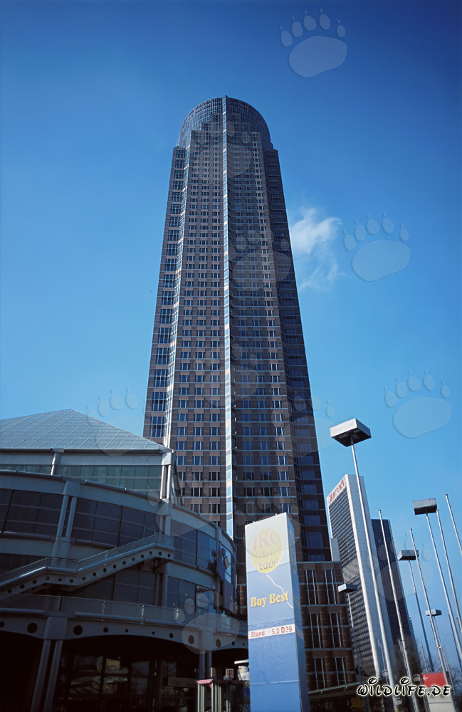 Francfort-sur-le-Main - MesseTurm : Symbole de la modernité dans la métropole bancaire