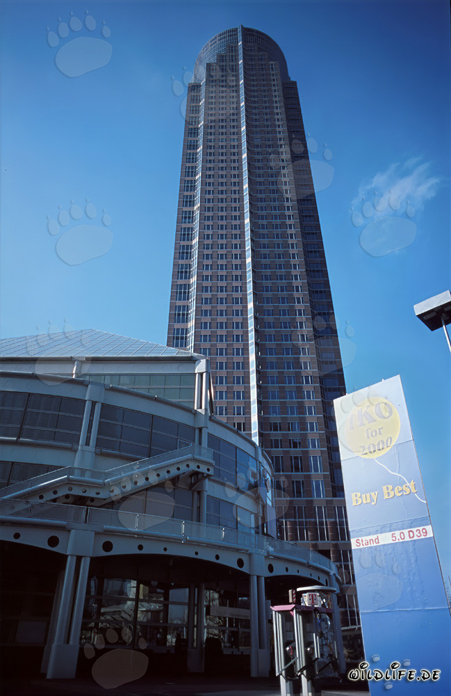 Faszinierender Messeturm Frankfurt