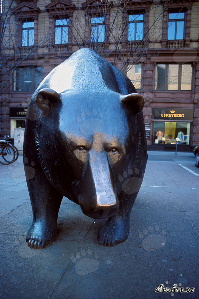 Bulle und Bär vor der Frankfurter Börse