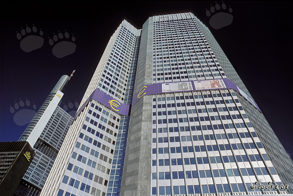 Banco Central Europeo (BCE) - Torre Euro en Fráncfort del Meno