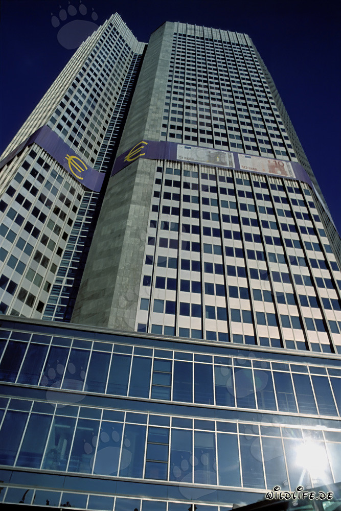Banque centrale européenne (BCE) - Eurotower à Francfort-sur-le-Main