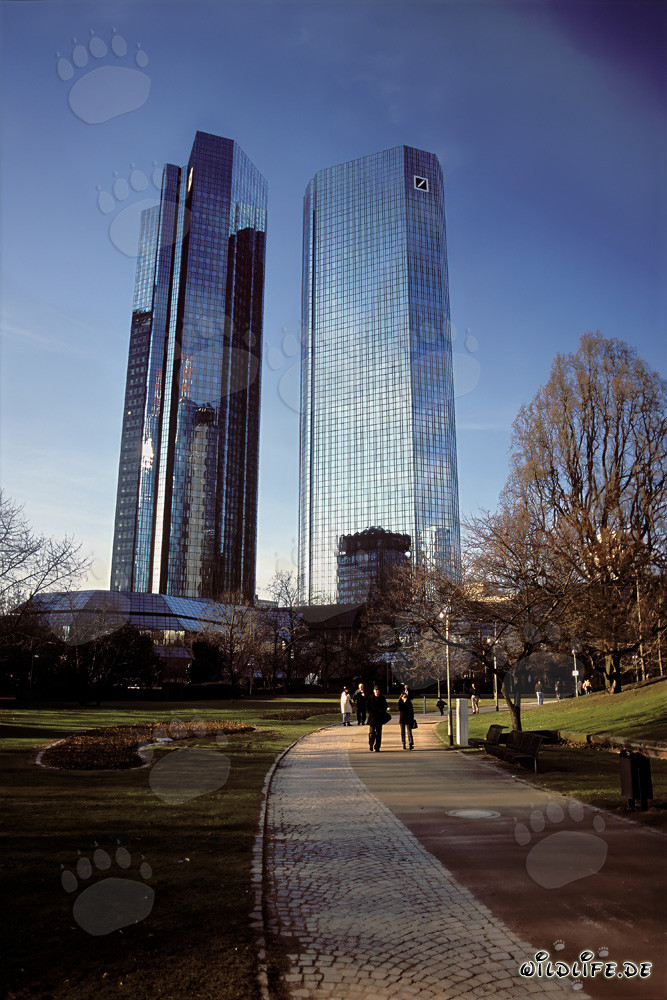 La sede central de Deutsche Bank en Fráncfort - Símbolo de la ciudad bancaria