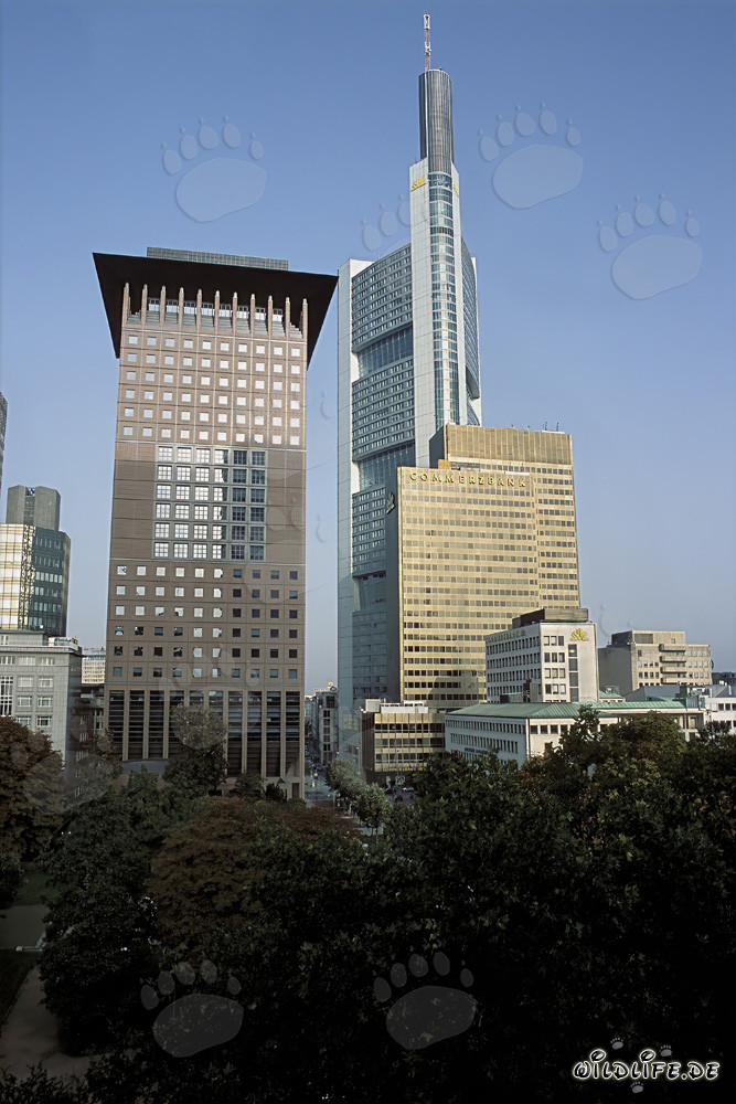 Japan-Center and Commerzbank in Frankfurt am Main - Fascinating architecture from the Far East