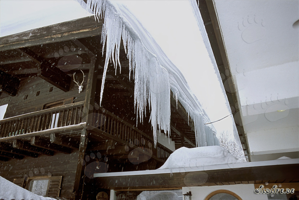 Hermosos estalactitas en los Alpes bávaros