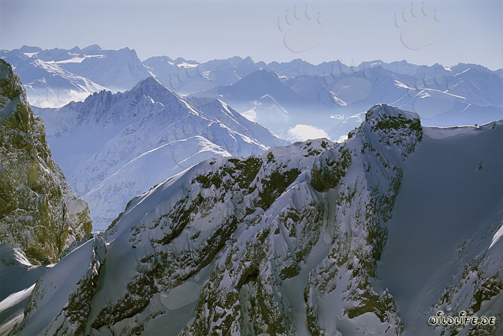 Winterlandschaft im Karwendel - beeindruckende Schneelandschaft in Bayern