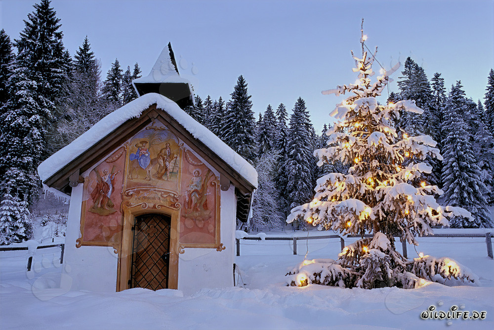 Noël féerique dans les montagnes bavaroises