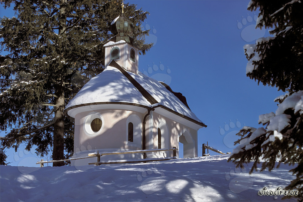 Natale idilliaco nelle Alpi bavaresi