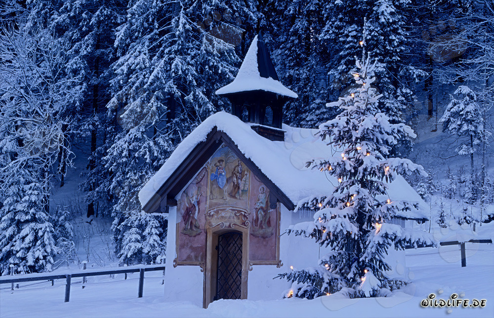 Navidad serena en los Alpes bávaros