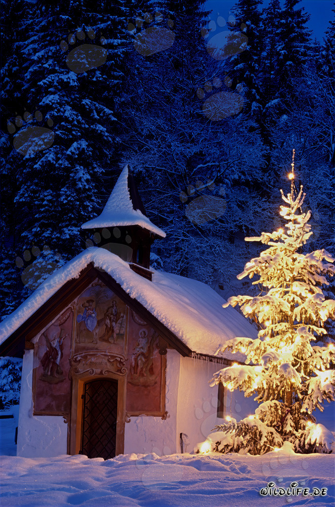 Navidad idílica en los Alpes bávaros
