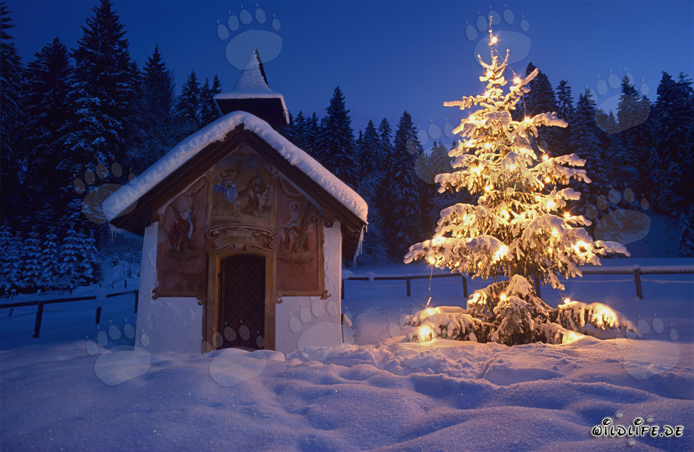 Navidad tranquila en los Alpes bávaros