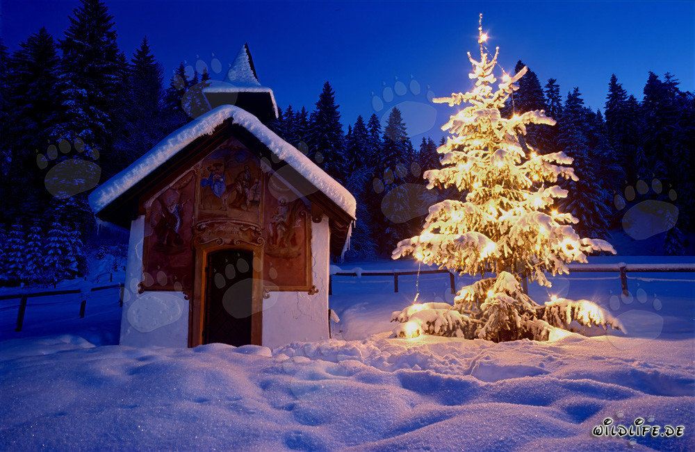 Navidad tranquila en los Alpes bávaros
