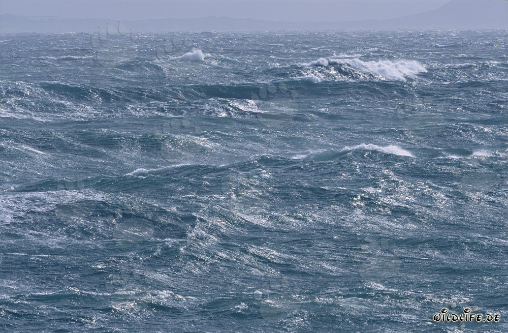 Tempête à la pointe sud de l'Afrique