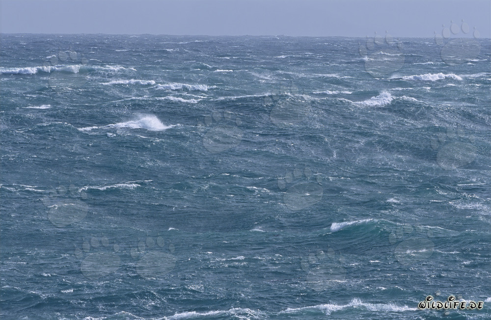 Stormy Sea at Cape Agulhas, South Africa