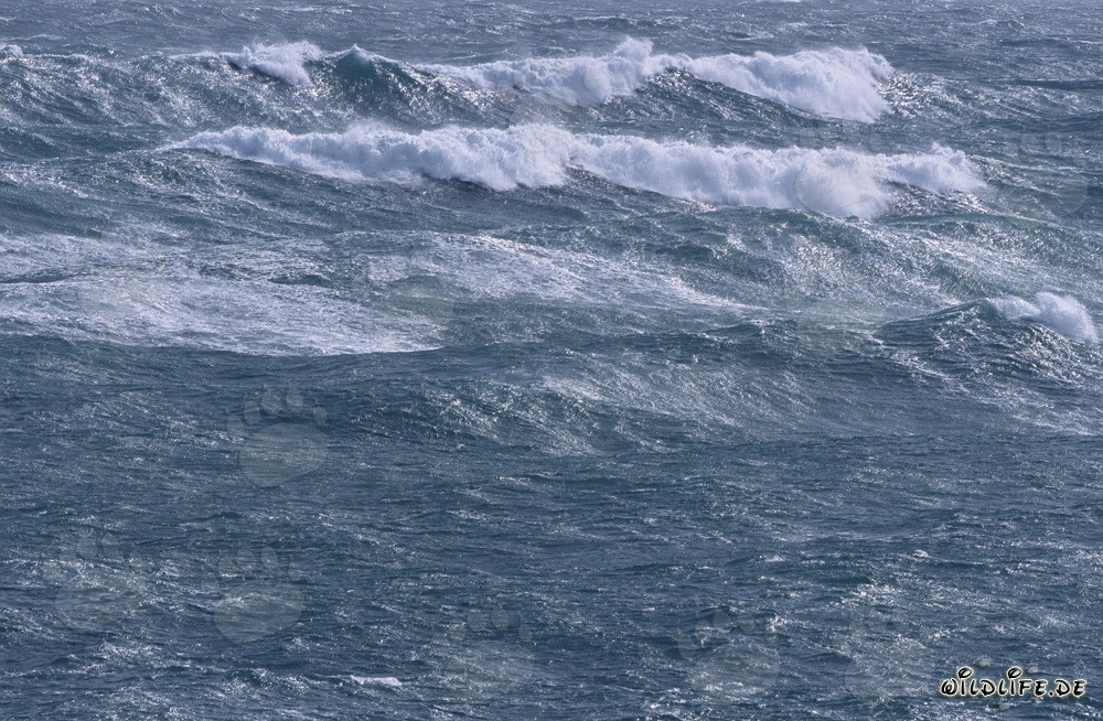 Storm over the South Atlantic near the southern tip of Africa