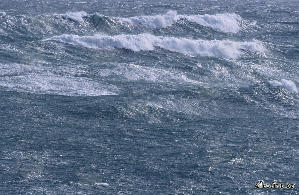 Sturm über dem Südatlantik vor der Südspitze Afrikas