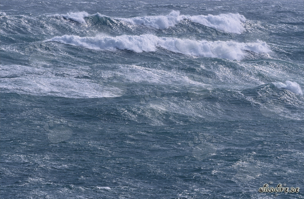 Tormenta sobre el sur del Atlántico frente a la punta sur de África