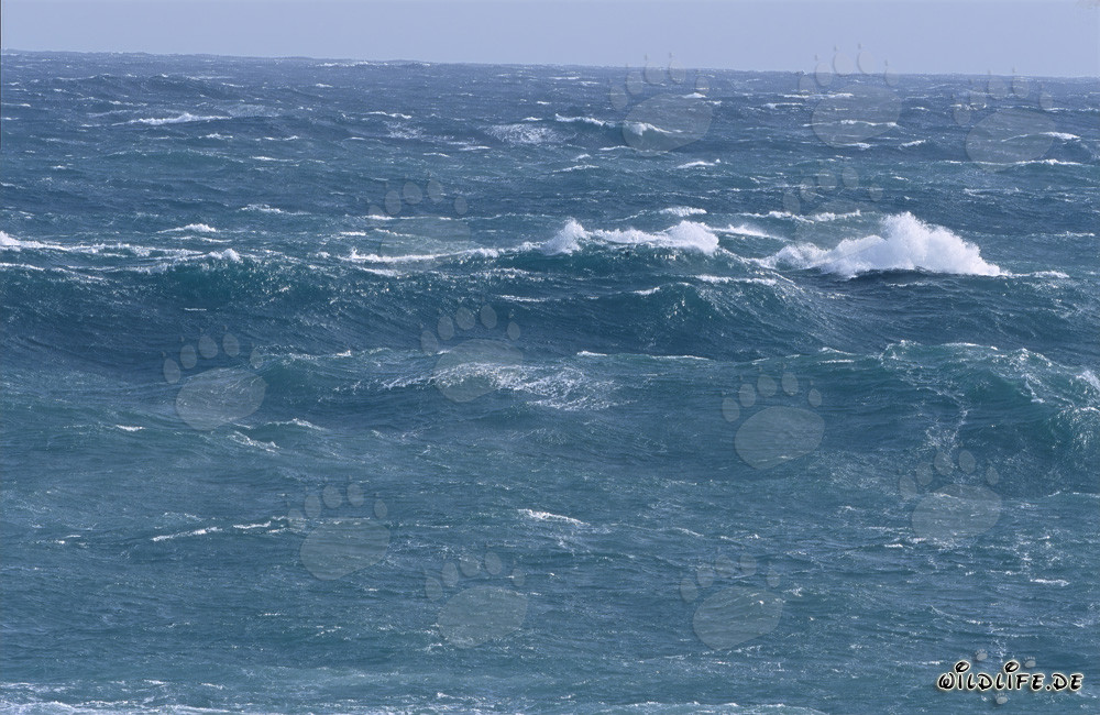 Tempête à la pointe sud de l'Afrique