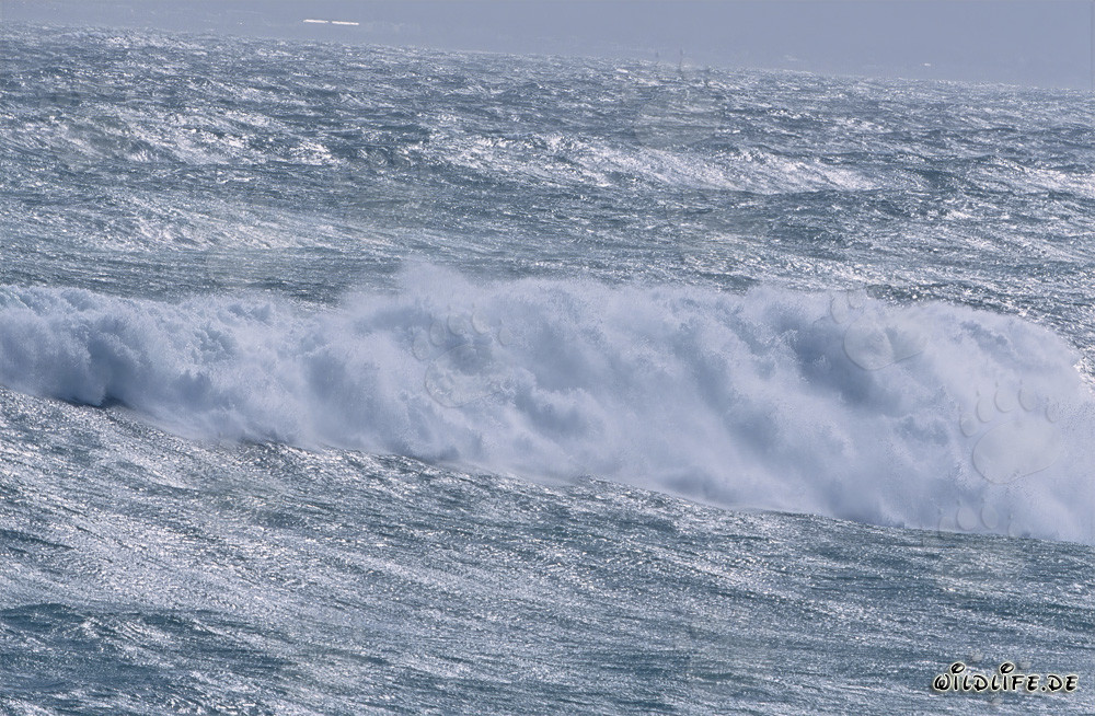 Tormenta en el sur del Atlántico cerca del cabo sur de África