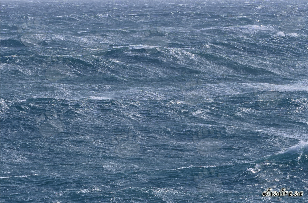 Tempesta in mare di fronte al Capo Agulhas