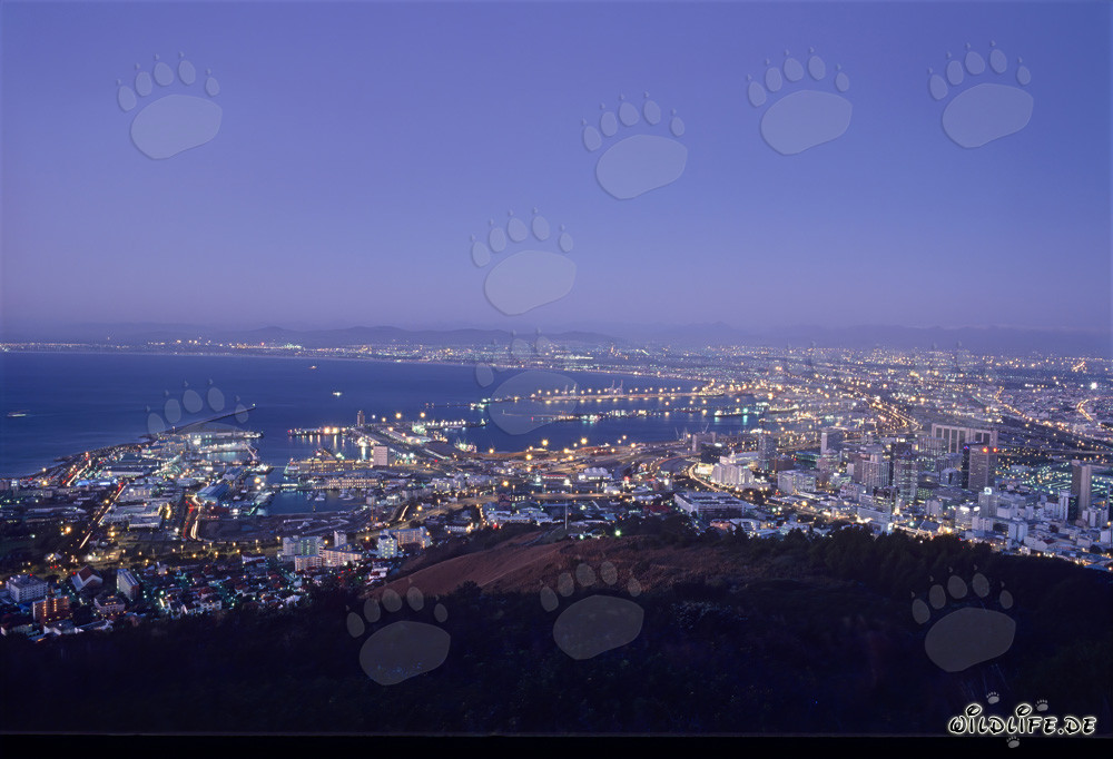 Cape Town at sunset