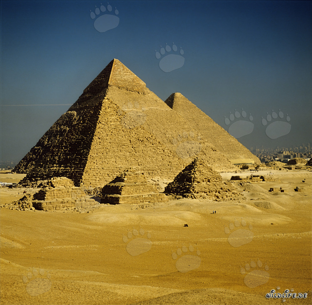 Die majestätischen Pyramiden von Gizeh