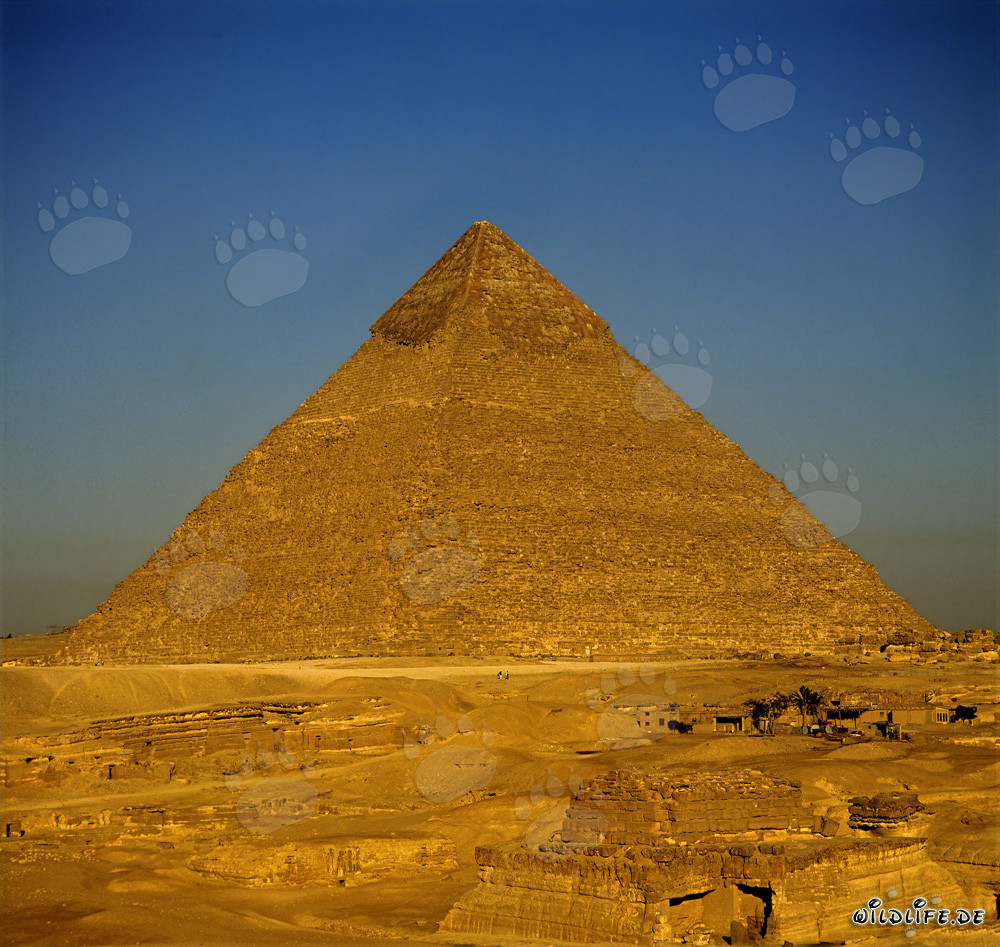 Die majestätische Chephren-Pyramide in Gizeh