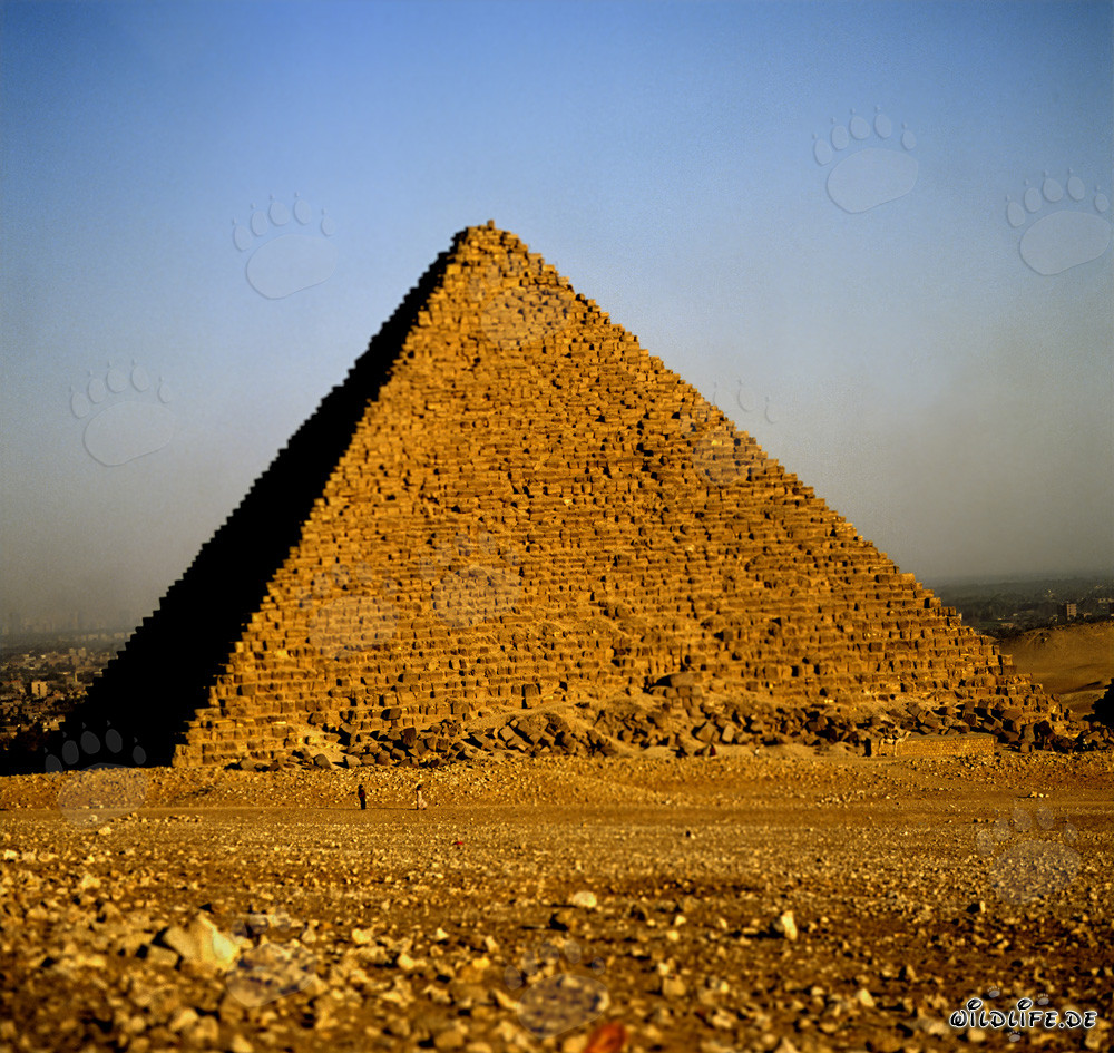 Die beeindruckende Pyramide des Pharao Mykerinos in Gizeh