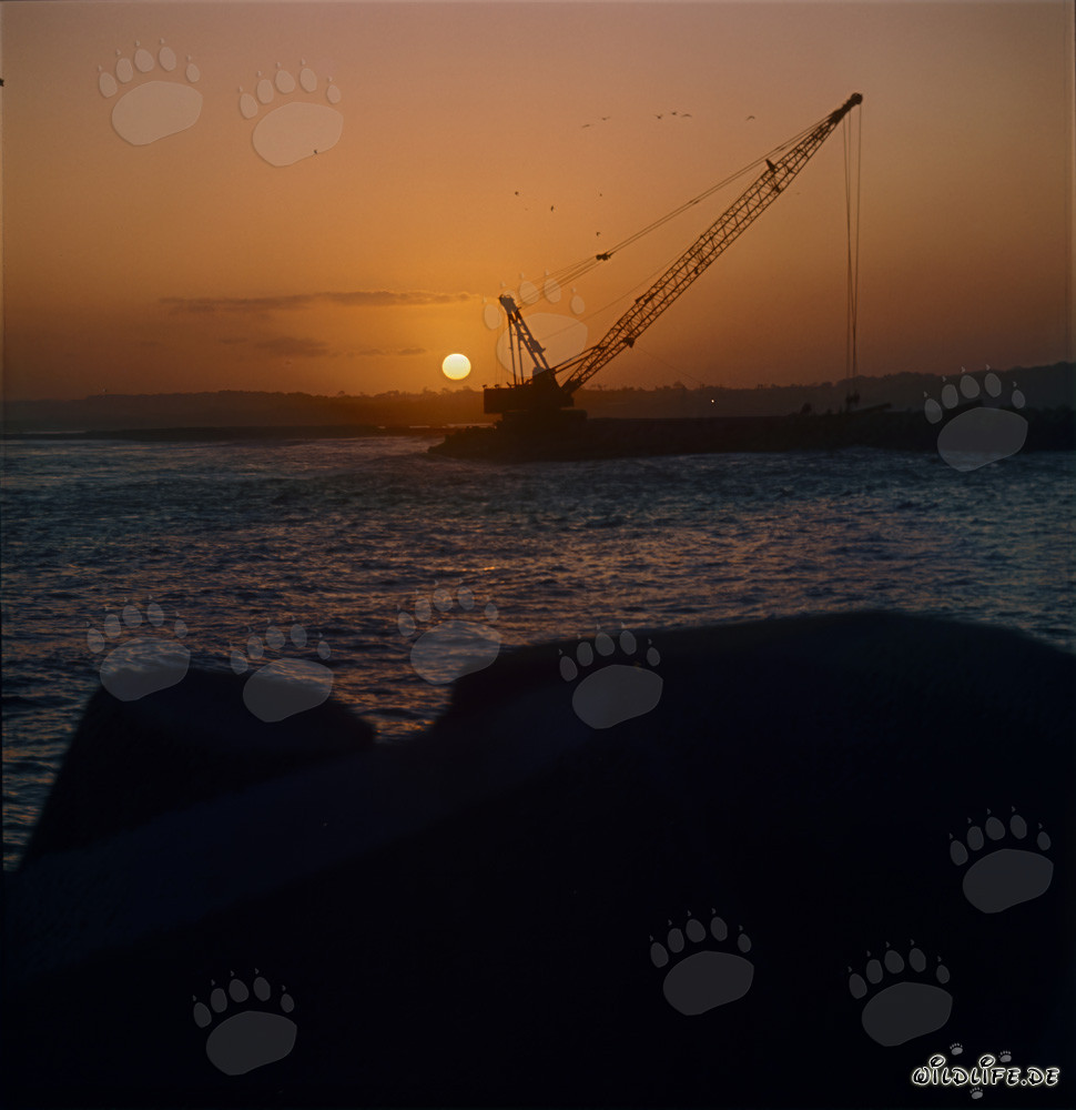 Fascinante puesta de sol en el cabo North