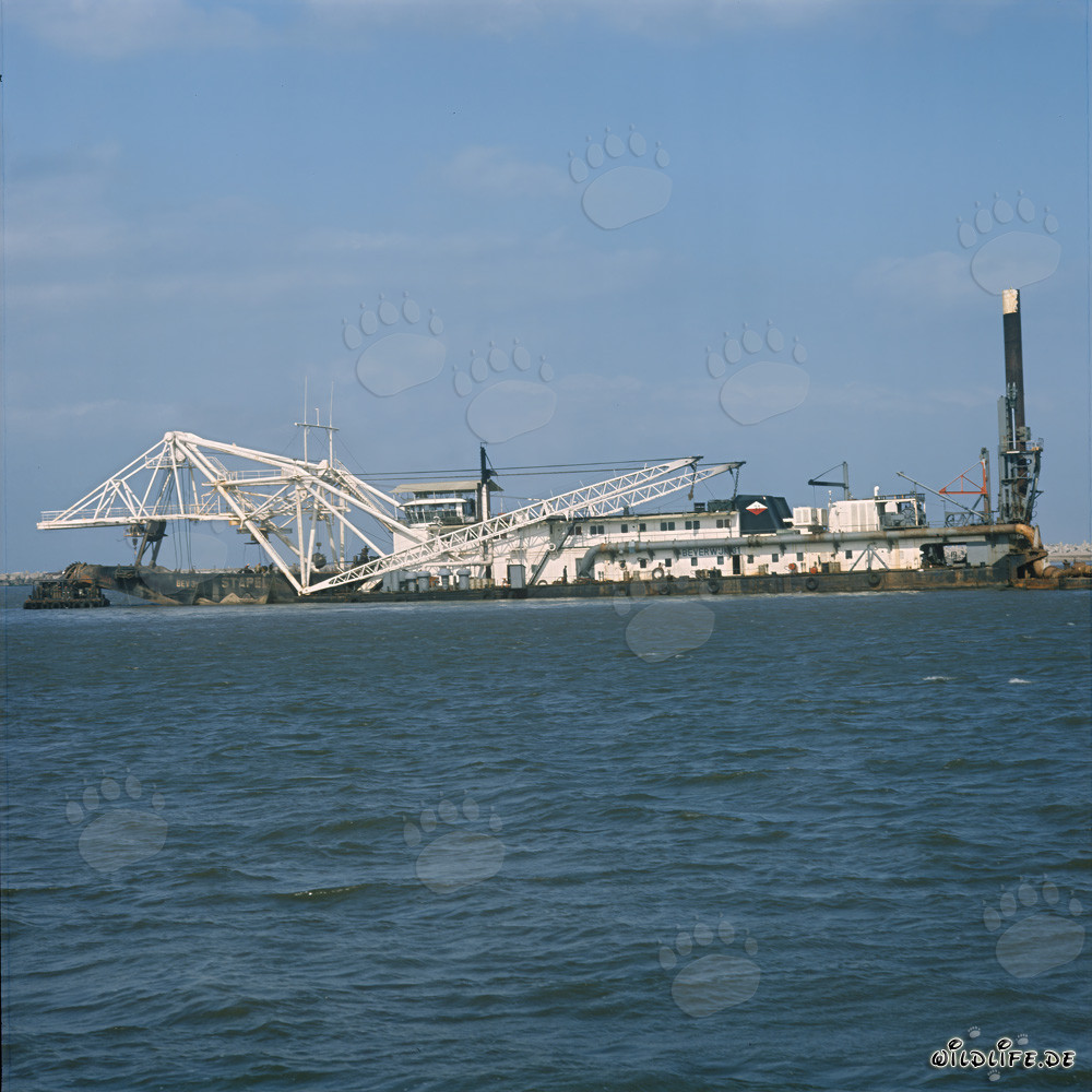 Cutter Suction Dredger Beverwijk 31 during Port Expansion in Richards Bay, South Africa
