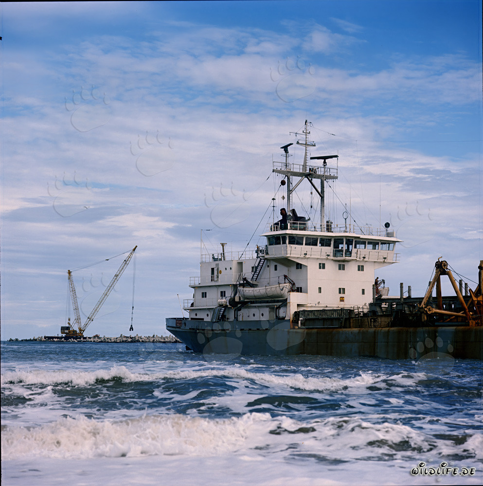 Trailing Suction Hopper Dredger HENDRIK ZANEN at Work in Richards Bay Harbour, South Africa