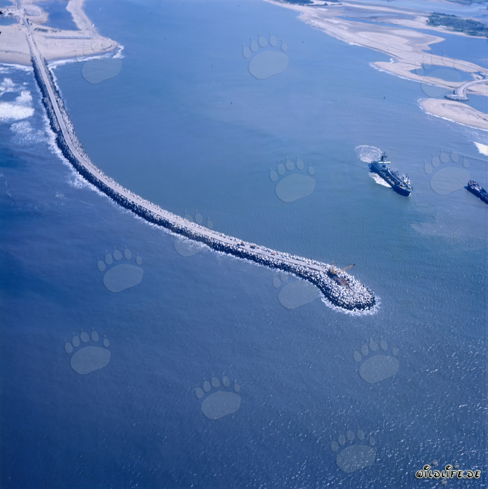 South Breakwater in Richards Bay, Natal, South Africa