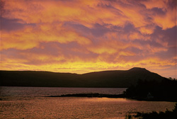 Dramatic Sunrise and Storm at Naknek Lake in Katmai, Alaska