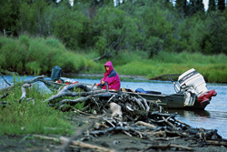 Special Boat for River Adventures in Alaska