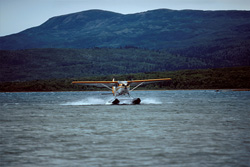 Adventure with the bush plane in the remote regions of Alaska