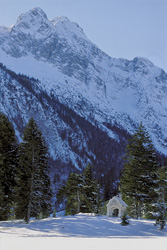 Romantic Christmas Atmosphere in the Bavarian Alps