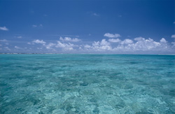 Dramatic Weather Change over Midway Lagoon in the Hawaiian Islands