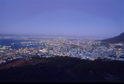 Coucher de soleil spectaculaire sur Le Cap - Vue magique depuis Signal Hill