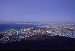 Magical sunset over Cape Town - A spectacular view from Signal Hill