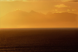 Magical Sunset in the Walker Bay - Natural Wonder in South Africa