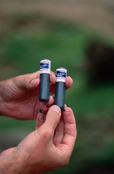 Acoustic transmitters for studying the movement behavior of Bull sharks in Fiji