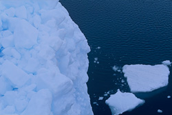 Majestic pack ice at Cape Anne in Canada