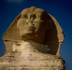 Impressive Portrait of the Great Sphinx of Giza in Egypt