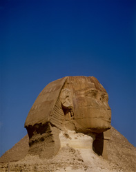 Captivating portrait of the Great Sphinx of Giza in Egypt